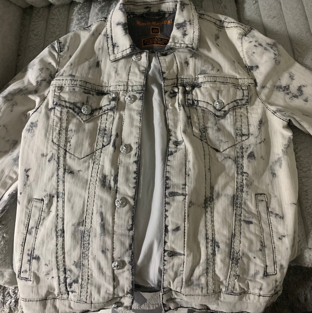 Rock Revival Mens Jean Jacket